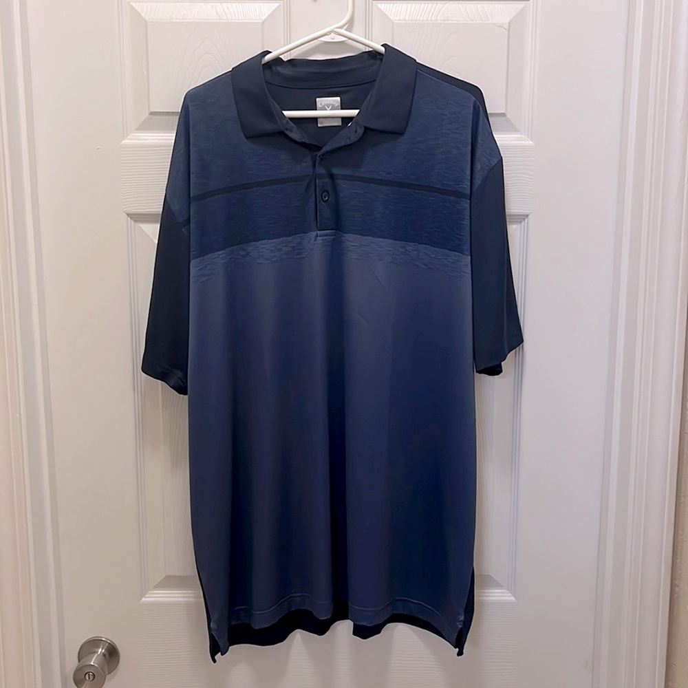 Navy Callaway Opti Dri Golf Polo XXL